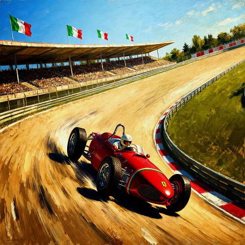 Ferrari Sharknose op Monza, 1961