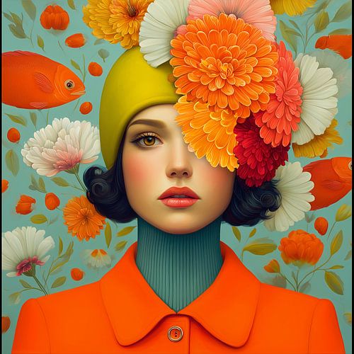 Floral aura II van Mirjam Duizendstra