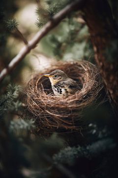 Alone In The Nest by treechild .