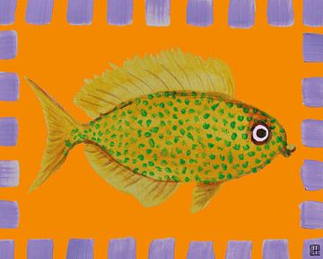 Yellow fish van Atelier Paint-Ing
