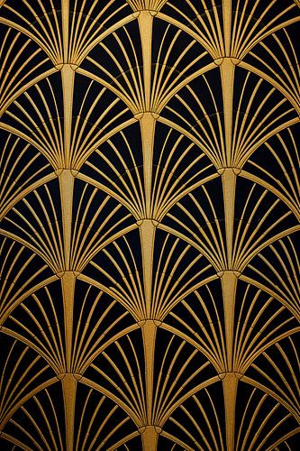 Art Deco Waaierpatroon