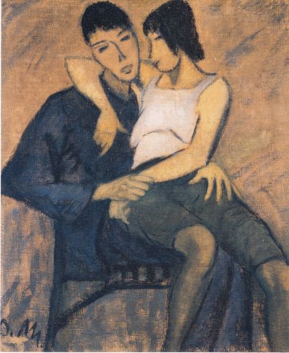 Liefdespaar, Otto Mueller - ca.1914