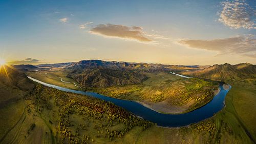 Egiin Gol River in Mongolia