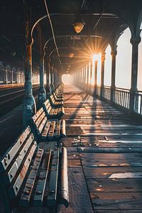 Sonnenaufgang an den Bänken