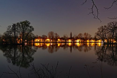 Brunswick on a full moon night