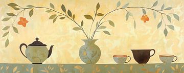 bloemen vaas van Blikvanger Schilderijen