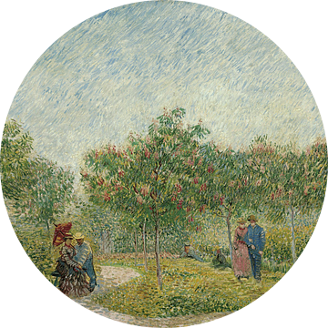 Tuin met geliefden: Square Saint-Pierre, Vincent van Gogh