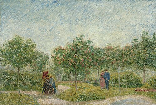 Tuin met geliefden: Square Saint-Pierre, Vincent van Gogh