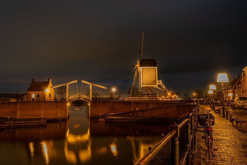 Kleiner Hafen in Heusen von Johannes Jongsma