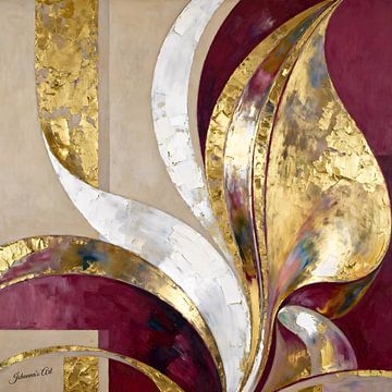 Golden Reverberation 2 by Johannas Art Creations