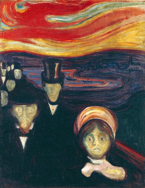 Edvard Munch. Peur par 1000 Schilderijen