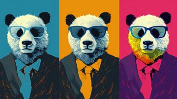 Warhol: Pandastische Popart van ByNoukk
