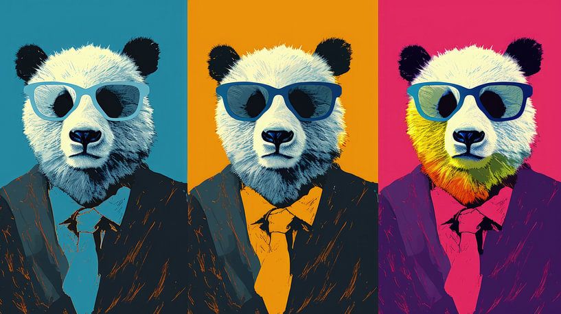 Warhol: Pandastic Pop Art by ByNoukk