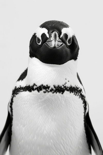 Penguin in black and white by Poster Art Shop