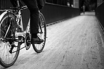 Cycliste sur le pont sur FRE.PIC