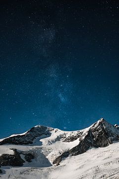 Melkweg boven Kleinvenediger, Oostenrijk van Kees Gort Fotografie