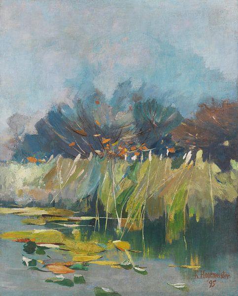 Lake shore near Ferch, Karl Hagemeister by Masterful Masters