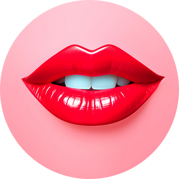 Rode lippen van drdigitaldesign
