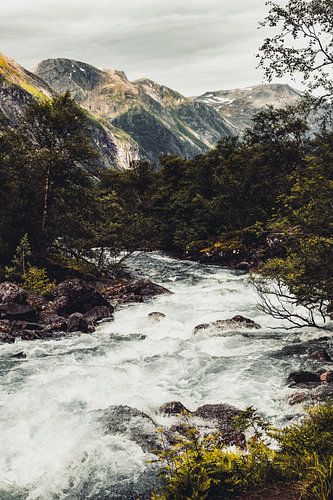 Stroomversnellingen op de Trollstigen van Pascal Deckarm