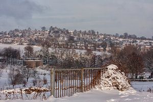De Huls bij Simpelveld in de sneeuw sur John Kreukniet