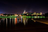 The Wawel castle at the river Wisla Krakow Poland by Lex van Doorn thumbnail