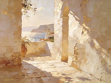 Earth Tones and Ocean Blues von Johannas Art Creations