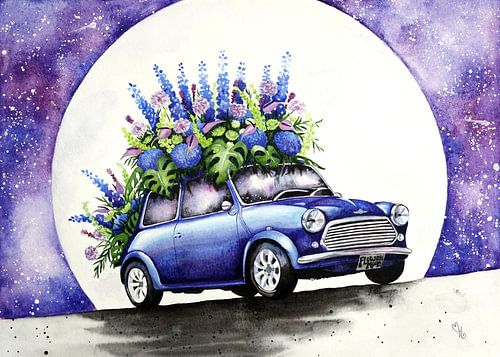 Flowermoon van Marriët de Visser