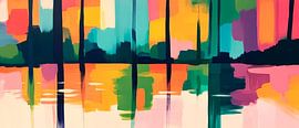 Colourful landscape by Poster Art Shop