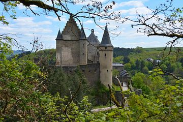 Kasteel van Vianden in Luxemburg van My Footprints