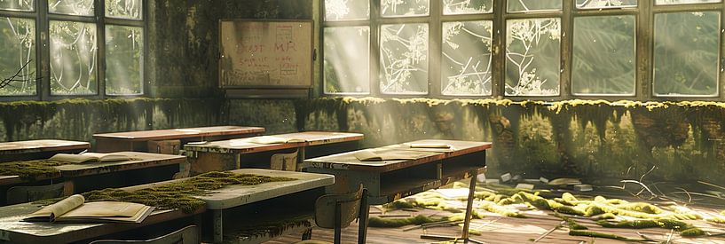 Lost Places: Classroom by Poster Art Shop