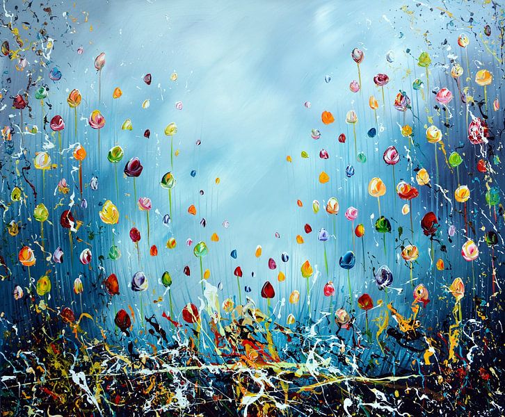 Flowers by Gena Theheartofart