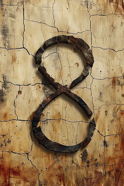 Huit abstraits dans la pierre et les fissures par Art & Soul Creations