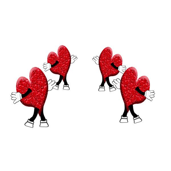 Dansende harten van Grüntyers .