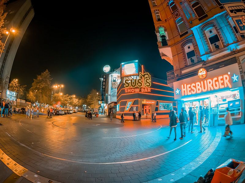St. Pauli - Reeperbahn von Dekorative Hamburg Fotos
