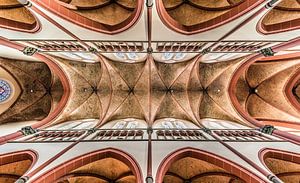 Le plafond de l'église sur Werner Lerooy