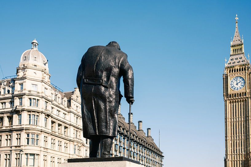 Churchill and Big Ben by Luis Emilio Villegas Amador