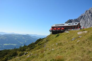 Die Gruttenhütte am Wilden Kaiser