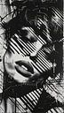 Mystical Lines: Expressive Female Portrait by Steinfox Art thumbnail
