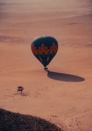 Luchtballonvaart over de Namib-woestijn Namibië, Afrika