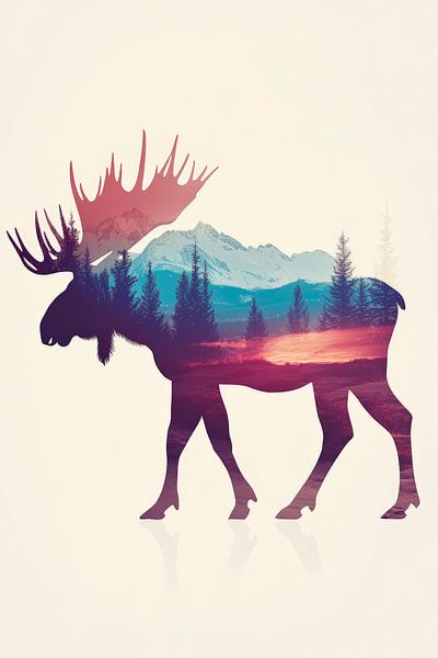 Natuur in de eland van Poster Art Shop