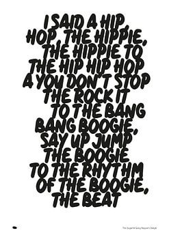 TYPO - The Sugarhill Gang Rapper's Delight (Le plaisir du rappeur)