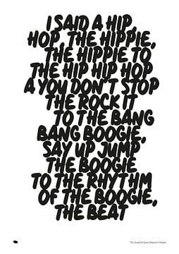 TYPO - The Sugarhill Gang Rapper's Delight by de Pinda