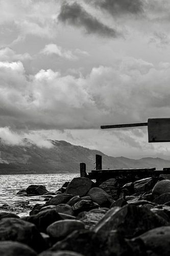 Landing stage at Loch Ness