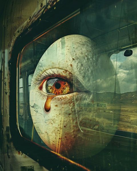 Tränen von fernlichtsicht