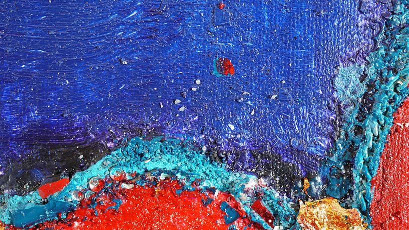 # A 16 , Ausschnitt von #A1-Serie, 20 x 35 cm by Erich Keller