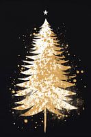 Christmas tree abstract