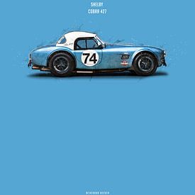 Cars in Colours, Shelby Cobra 427 by Theodor Decker