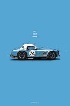 Cars in Colours, Shelby Cobra 427 by Theodor Decker