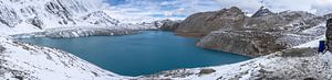 Panorama Tilicho meer in Nepal