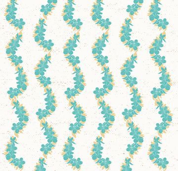 Heaven of flowers green by Kimfaesdesign